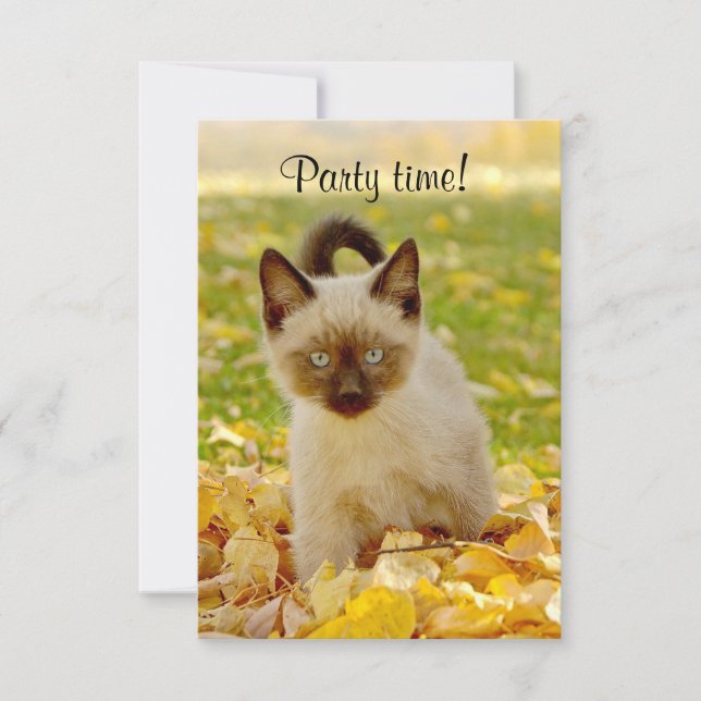 "PartyTime" inbjudan (Framsida)