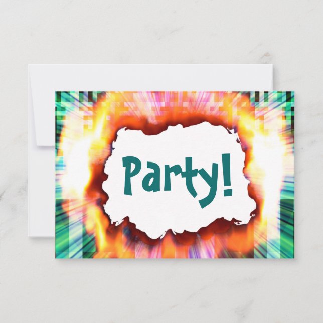 Partytryckvåginbjudan Inbjudningar (Framsida)