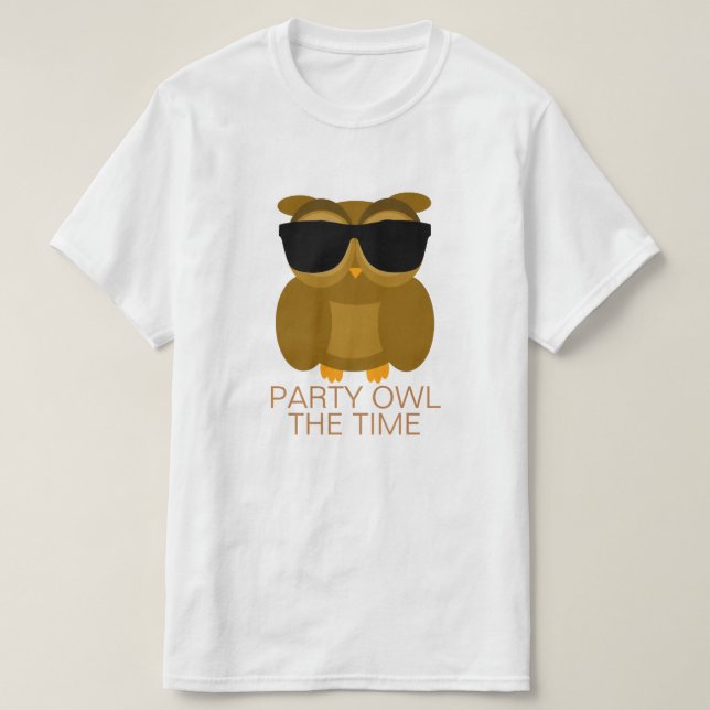 Partyuggla Time T-shirt (Design framsida)