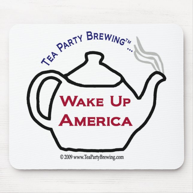 Partyvak för Tea TP0101 upp Amerika Mousepad Musmatta (Framsidan)