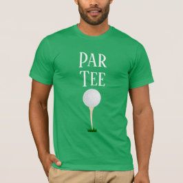 ParutslagsplatsT-tröja med golfbollen på T Shirt