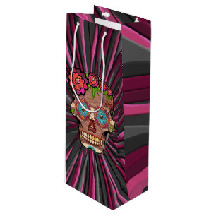 Pärvat träliknande sockerskalle med Blommigt Krona