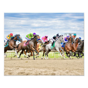 Parx tävla - Pennsylvania Derby dag Fototryck