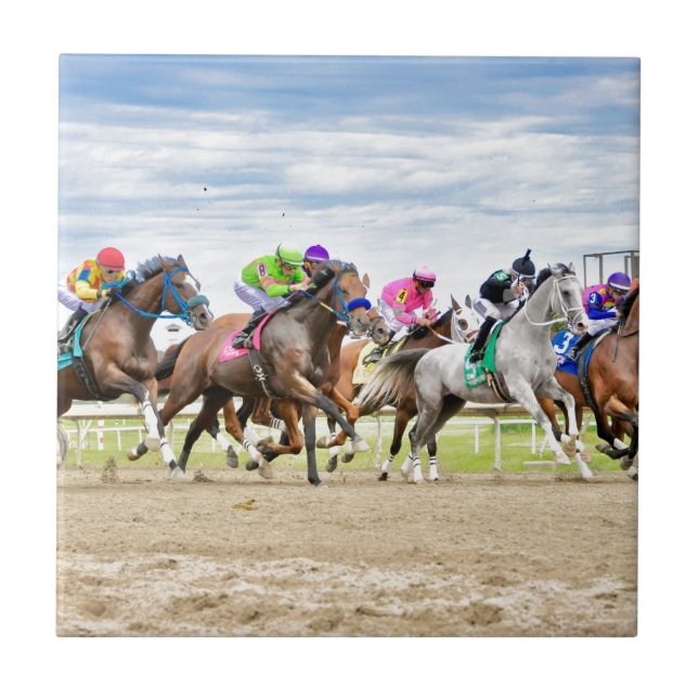 Parx tävla - Pennsylvania Derby dag Kakelplatta (Framsidan)