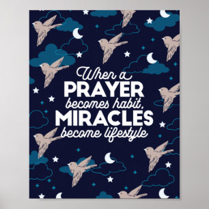 Paryer- och Miracles-offerter Poster