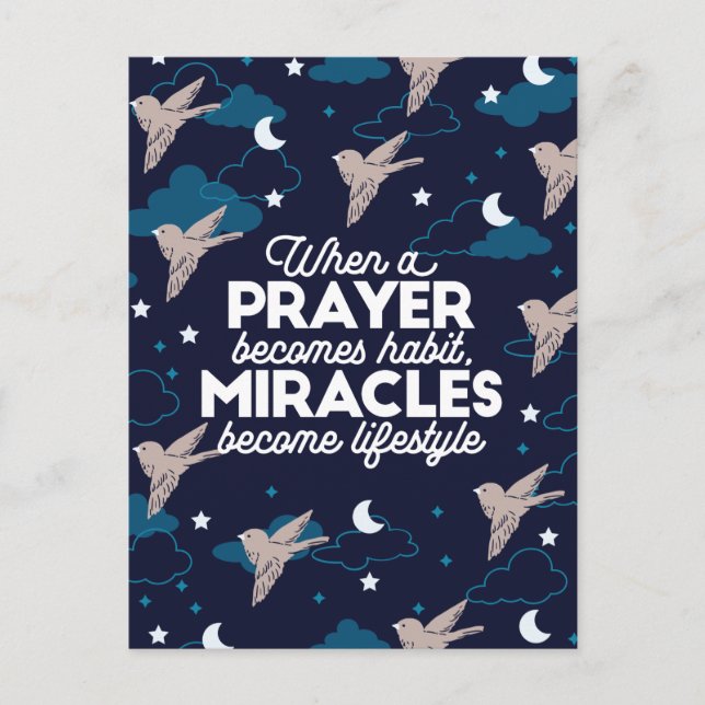 Paryer- och Miracles-offerter Vykort (Framsida)