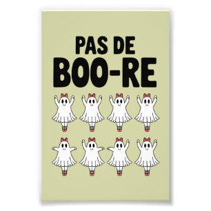 Pas de Boo-re Ballerina Spöke Halloween Kuslig Fototryck