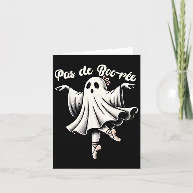 Pas De Boo-rée Balettdansare Spöddanslärare H Kort (Framsida)