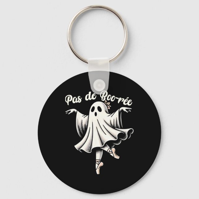 Pas De Boo-rée Ballet Dancer Ghost Dance Teacher H Nyckelring (Framsida)
