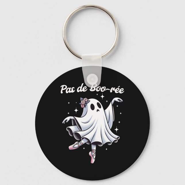 Pas De Boo-rée Ballet Dancer Ghost Dance Teacher H Nyckelring (Framsida)