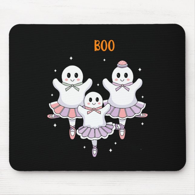 Pas De Boo-rée Ballet Dancer Spooky Ghost Hallowee Musmatta (Framsidan)