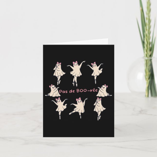 Pas De Boo-rée Design  Kort (Framsida)