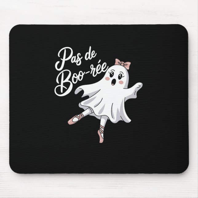 Pas De Boo-rée Funny Ballet Spöken Halloween Dance Musmatta (Framsidan)