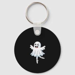 Pas De Boo-rée Funny Ballet Spöken Halloween Dance Nyckelring