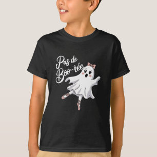 Pas De Boo-rée Funny Ballet Spöken Halloween Dance T Shirt