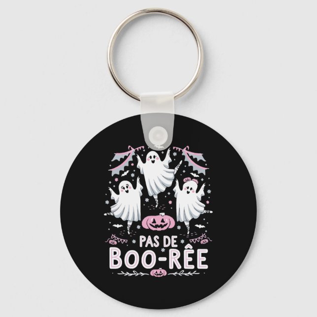 Pas De Boo-rée Ghost Ballet Dance Teacher Funny Ha Nyckelring (Framsida)