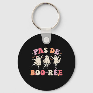 Pas De Boo-rée Ghost Ballet Dancer Halloween Dance Nyckelring