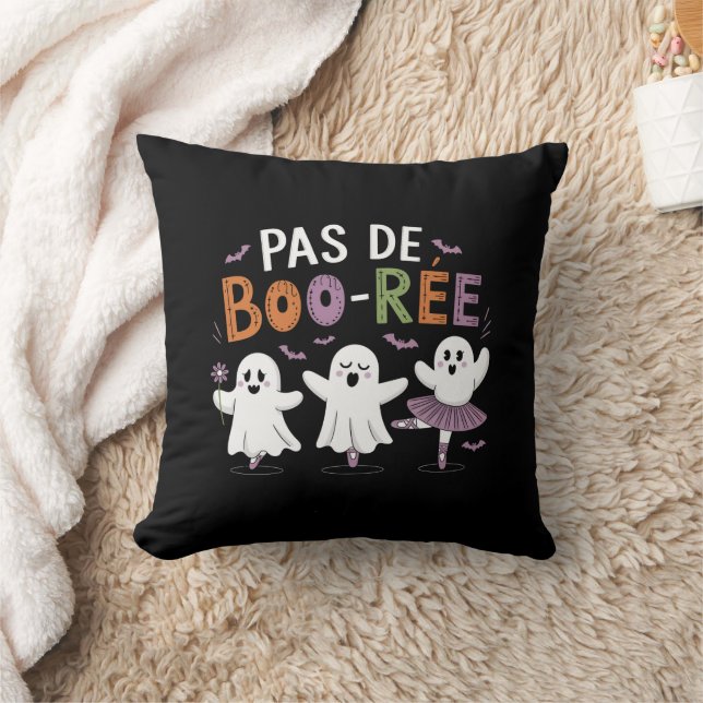 Pas de BOO-ree Ghost Ballet Danslärare  Kudde (Filt)