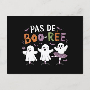 Pas de BOO-ree Ghost Ballet Danslärare Vykort