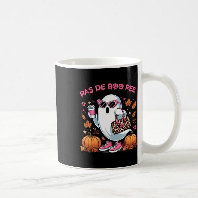 Pas De Boo Ree Halloween Spooky Kaffemugg (Höger)