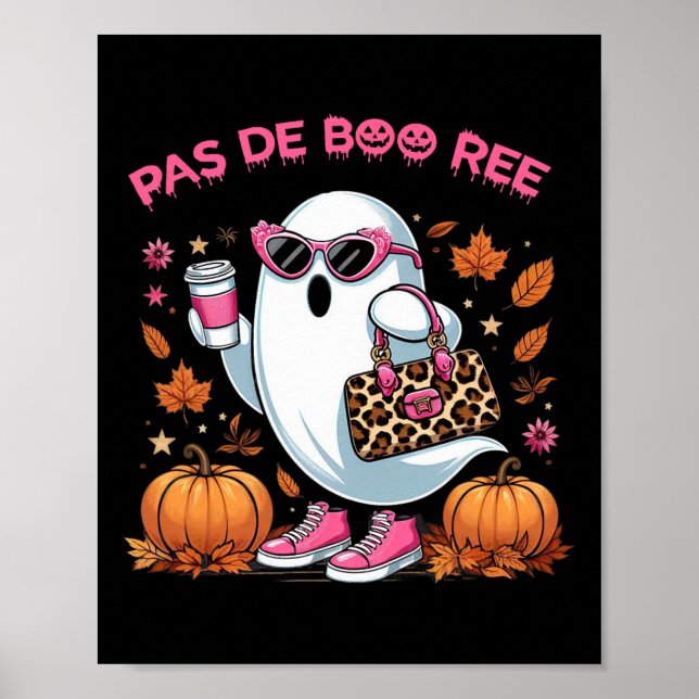 Pas De Boo Ree Halloween Spooky Poster (Framsidan)