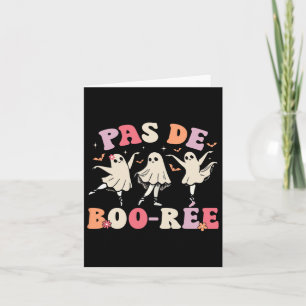Pas De Boo-rée Spök Dansare Halloween Dans Kort