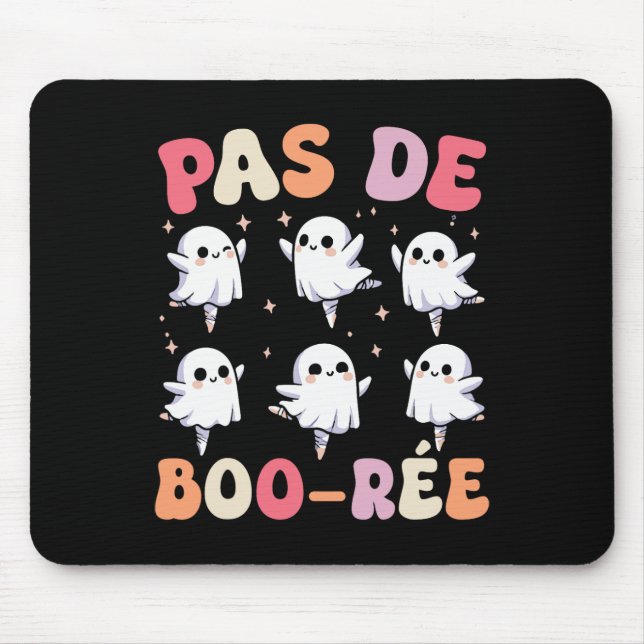 Pas De Boo-rée Spooky Halloween Ghost Ballet Dance Musmatta (Framsidan)