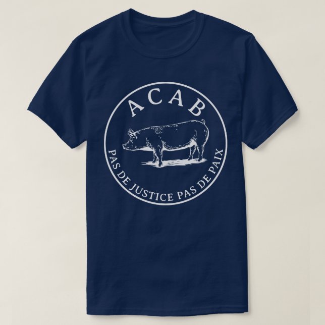 Pas de justice pas de paix 1 t shirt (Design framsida)