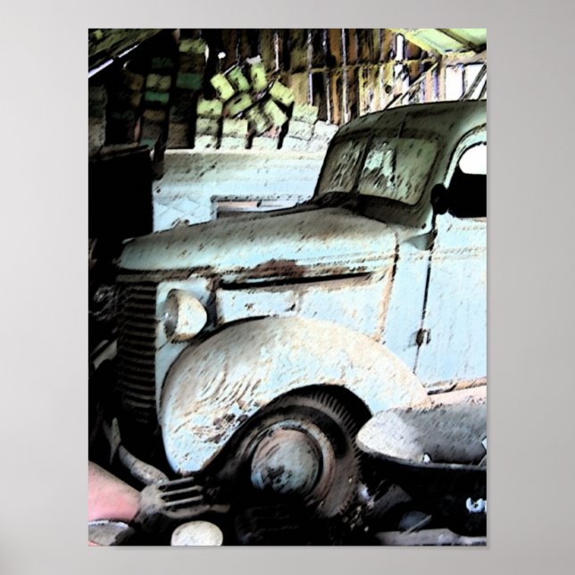 Pa's Lastbil Poster (Framsidan)