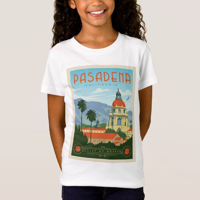 Pasadena, CA T Shirt (Framsida)