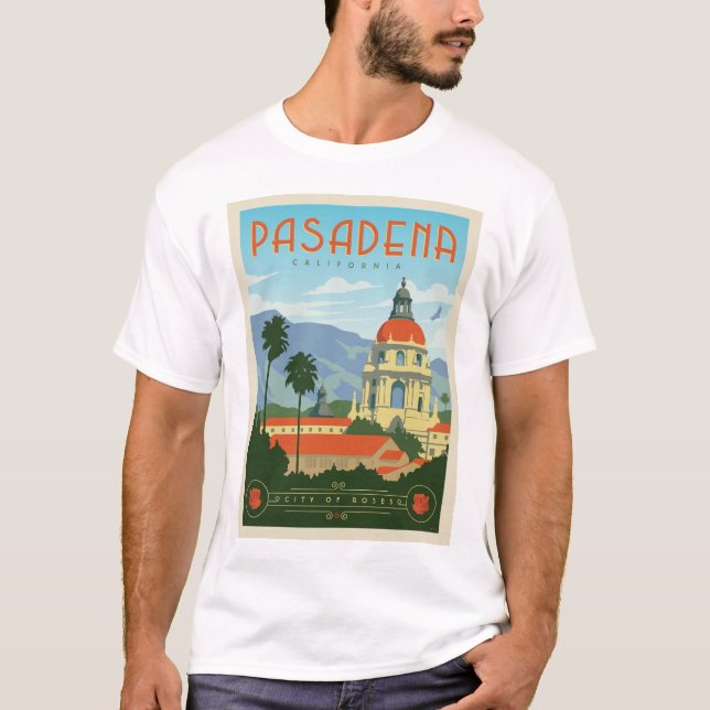 Pasadena, CA T Shirt (Framsida)