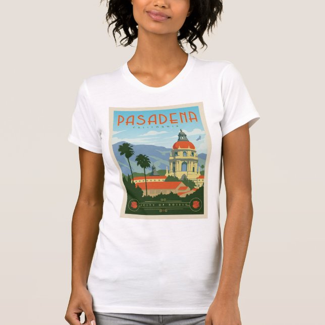 Pasadena, CA T Shirt (Framsida)
