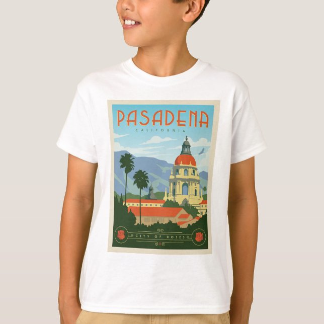 Pasadena, CA T Shirt (Framsida)