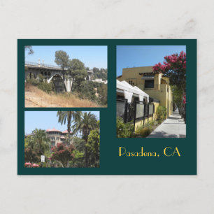 Pasadena, California Photo Postcard Vykort