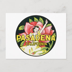 Pasadena California Vykort