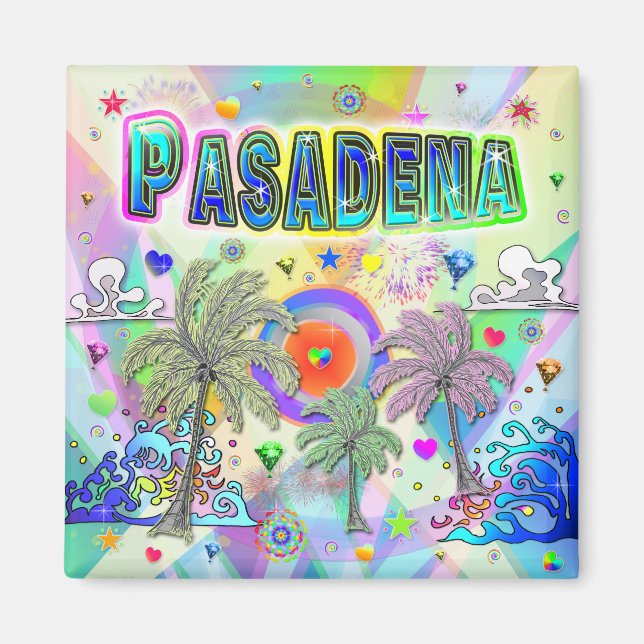 Pasadena Deep Dream Magnet (Framsidan)