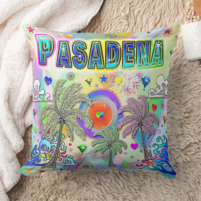 Pasadena Deep Dream Pillow Kudde (Filt)
