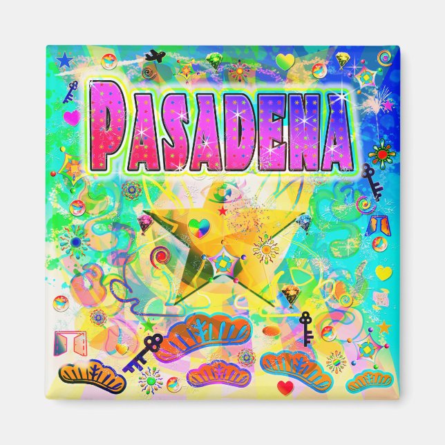Pasadena Epoch Hour Magnet (Framsidan)