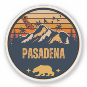 Pasadena, Kalifornien Klistermärken