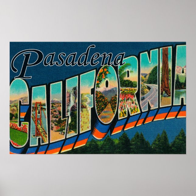 Pasadena, Kalifornien - Stora Brev Scenes Poster (Framsidan)