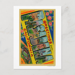 Pasadena, Kalifornien - Stora Brev Scenes Vykort