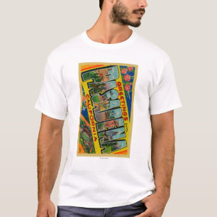Pasadena Kalifornien - stora brevplatser T Shirt