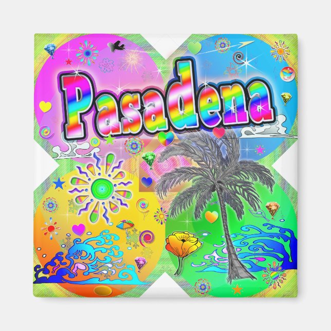 Pasadena Quadro Seasons Magnet (Framsidan)