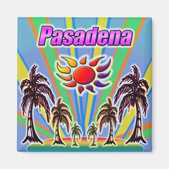 Pasadena sommar kärlek magnet (Framsidan)