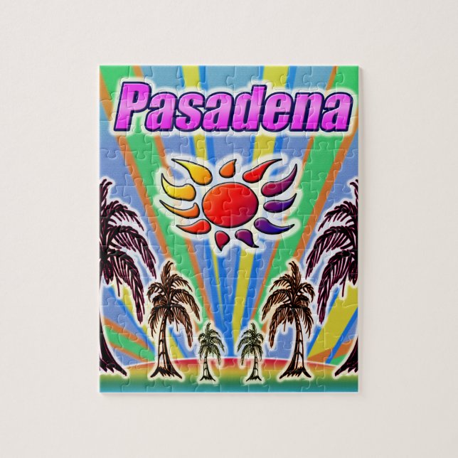 Pasadena sommar kärlek pussel (Vertikal)