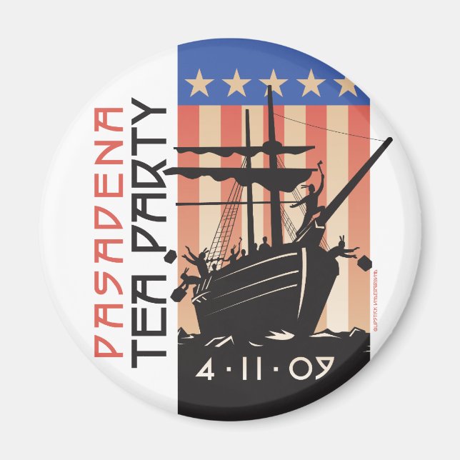 Pasadena Tea Party Magnet (Framsidan)