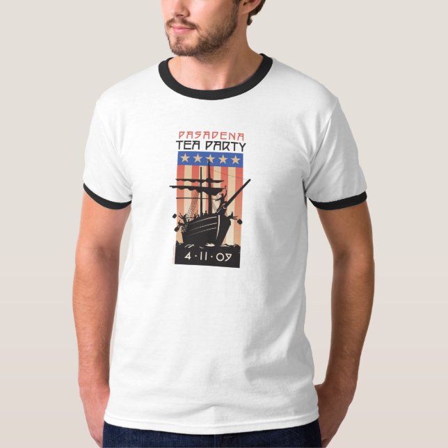 Pasadena Teaparty T-shirt (Framsida)