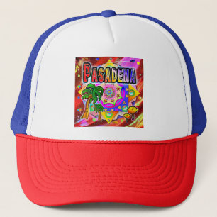Pasadena Tropical Friends Hat Keps