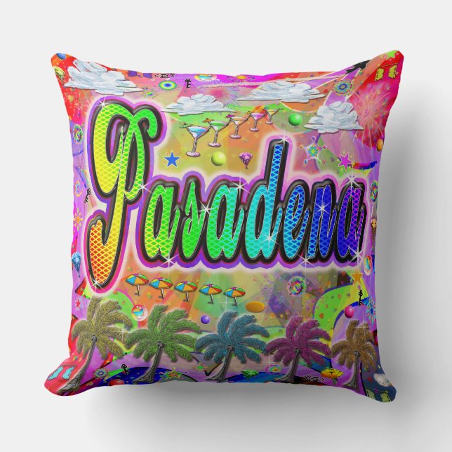 Pasadena Vista Express Pillow Kudde (Framsida)