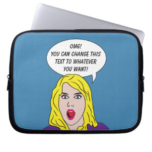 Påsar till en bärbar anpassningsbar från RETRO WOM Laptop Sleeve